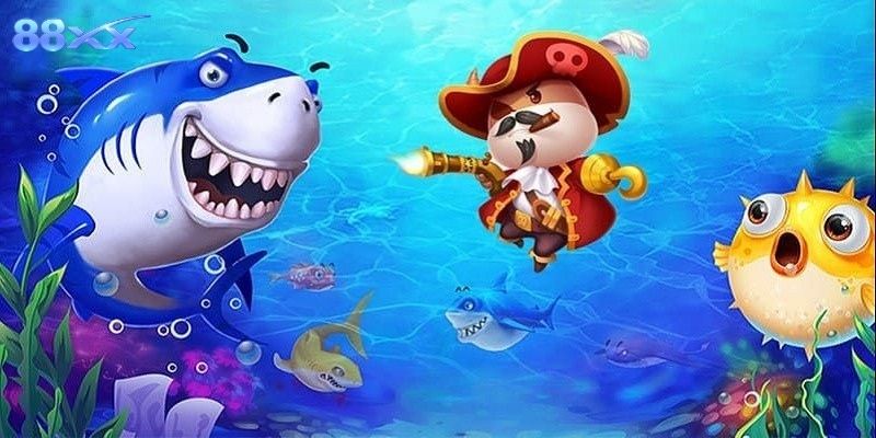 Tải Game Bắn Cá Đổi Thưởng 88XX Trải Nghiệm Săn Cá Hấp Dẫn Không gian biển sống động tạo cảm giác săn cá chân thực