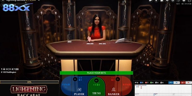 Lightning Baccarat X 88XX - Đẳng Cấp Casino, Nhận Quà Vô Đối Trải nghiệm casino sôi động cùng cơ hội nhận thưởng hấp dẫn